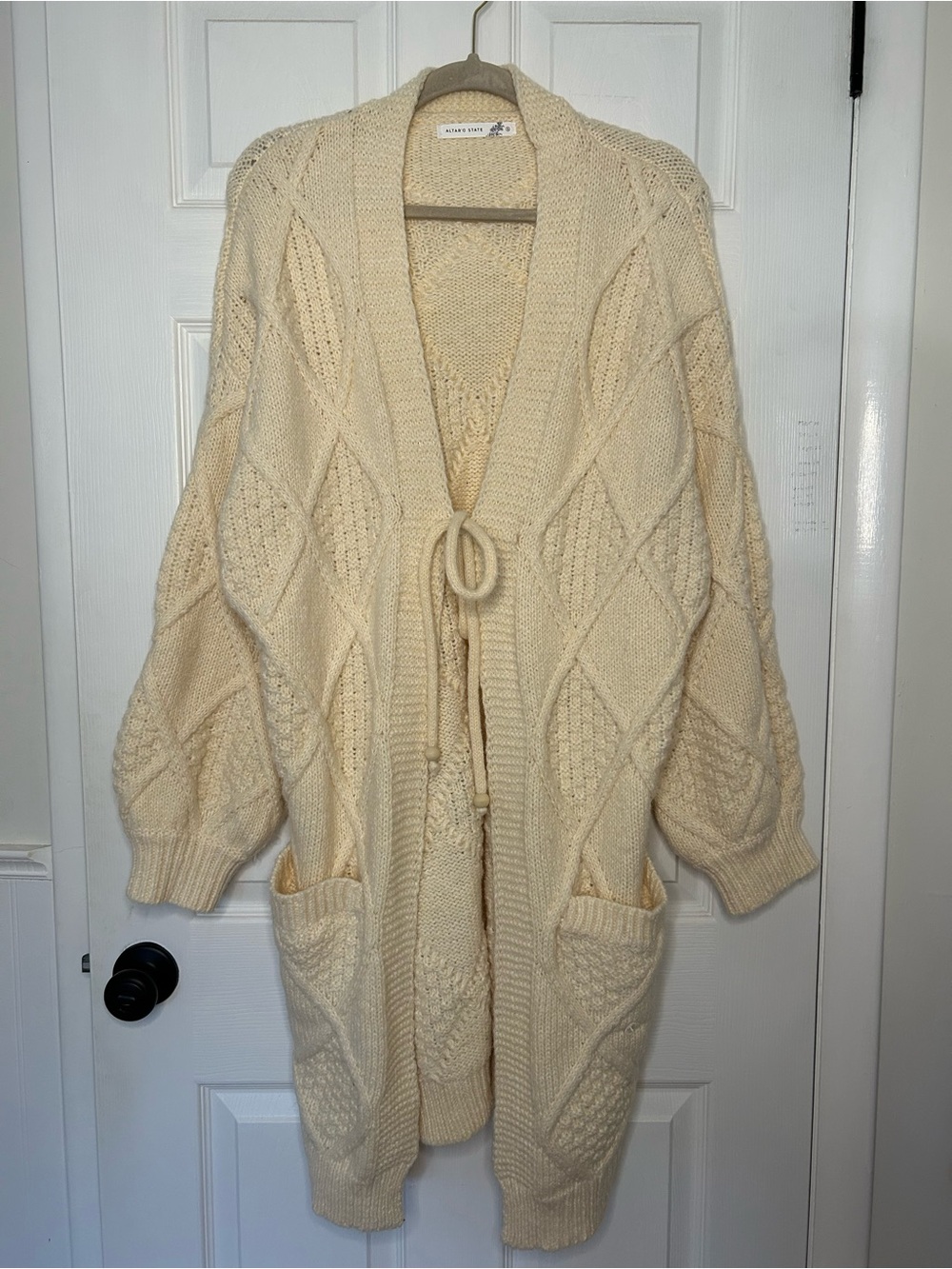 Altar’d State Mariana Cable Knit Cardigan Duster - Picture 4 of 16